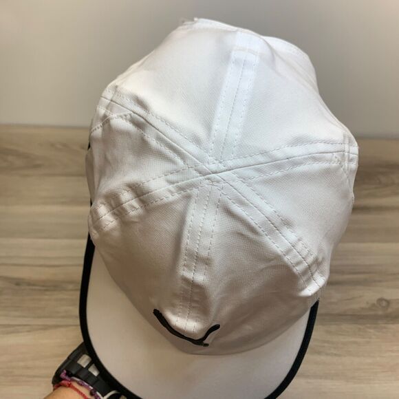 Puma Golf Hat Cap Mens Size One Size Adjustable Strap Back White - Picture 5 of 9